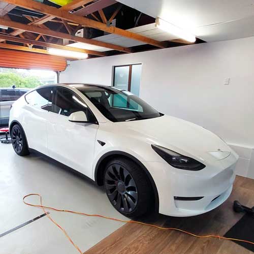 tesla white