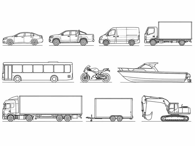 vehicles different types